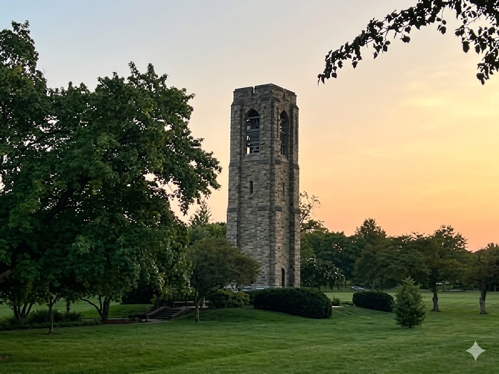 Baker Park Memorial Bell Tower in Frederick, Maryland