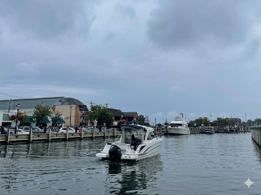 Boat in water in Annapolis, Maryland